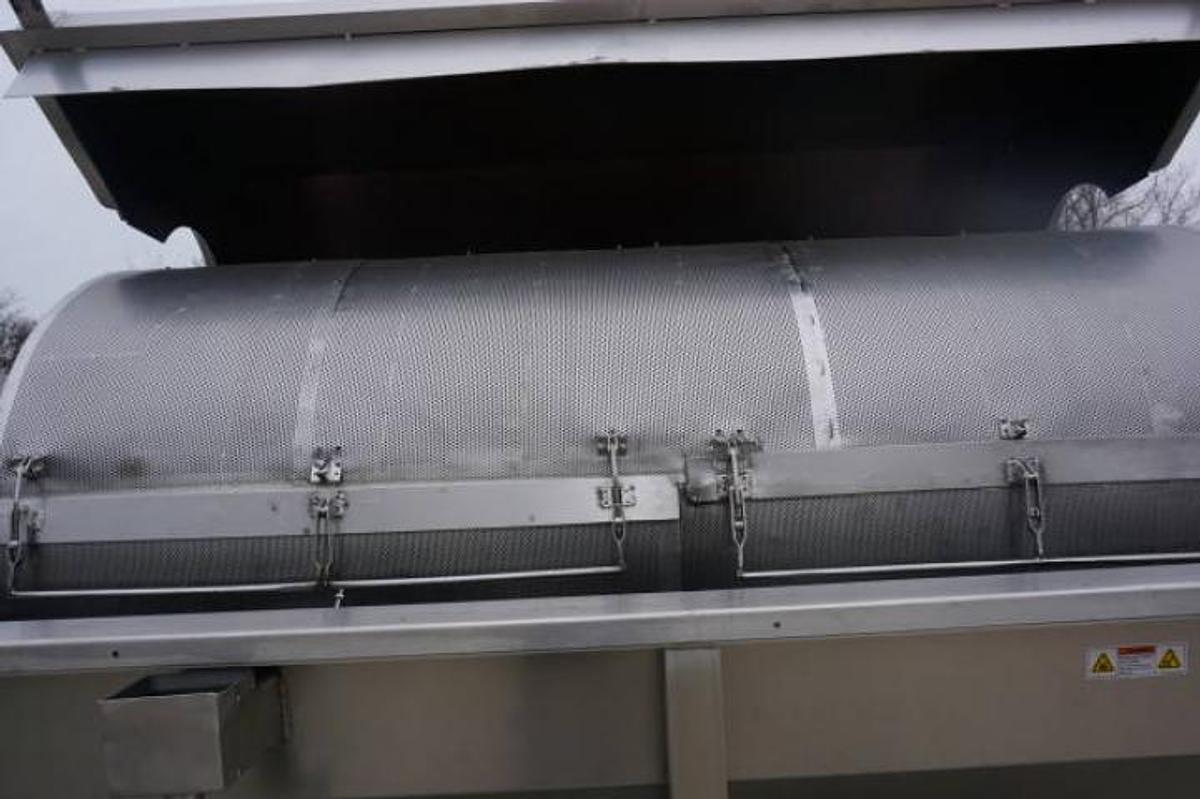 Used Hughes 48 In. Diameter Continuous Rotary Blancher/Cooker-