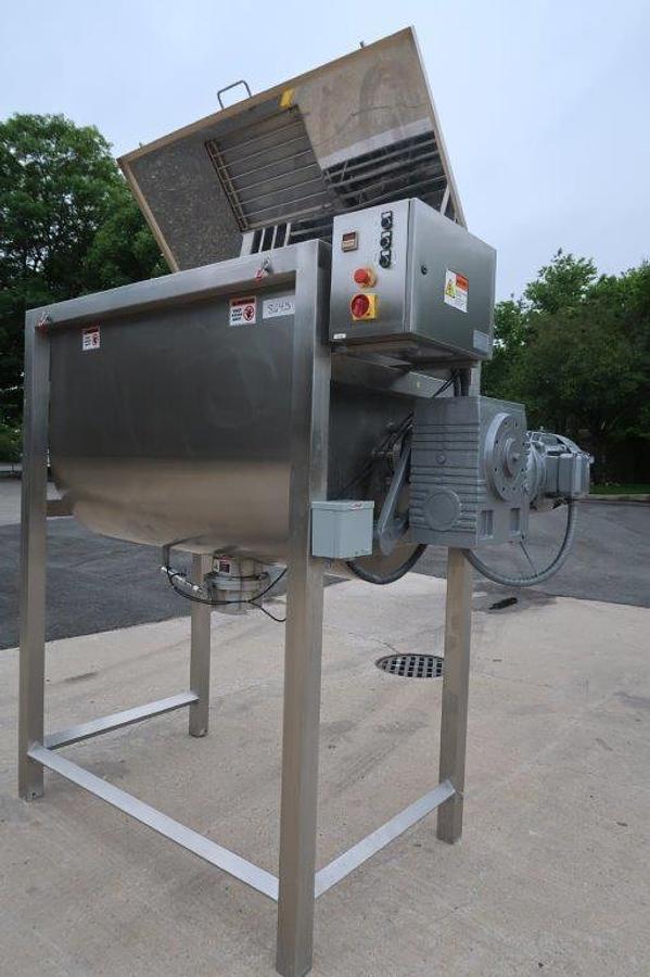 Used 35 Cu Ft. JDA Stainless Steel Double Ribbon Blender, Pharmaceutical Use