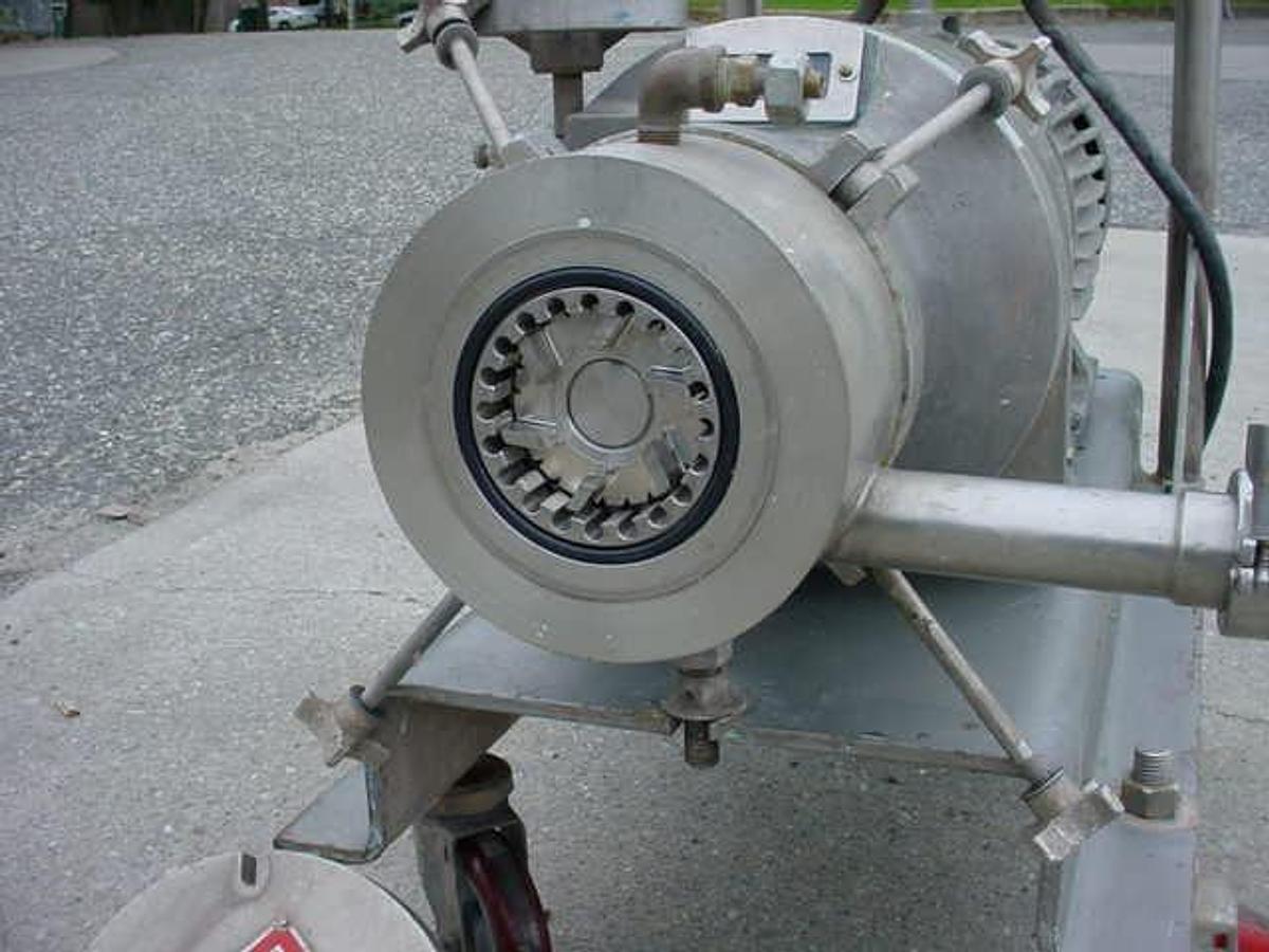 Used Greerco Model W500h Ss Horizontal Inline Colloid Mill