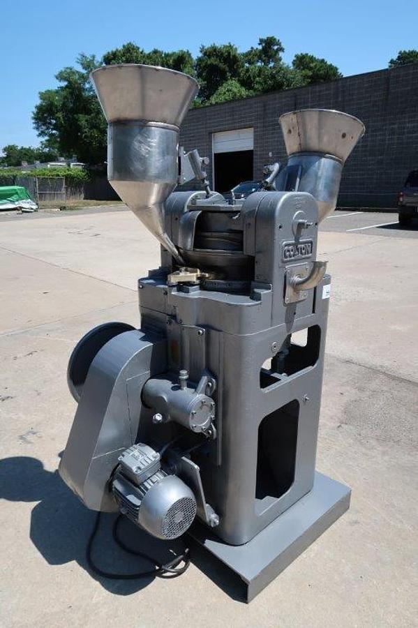 Used Colton 27 Station Rotary Tablet Press, Twin Hopper