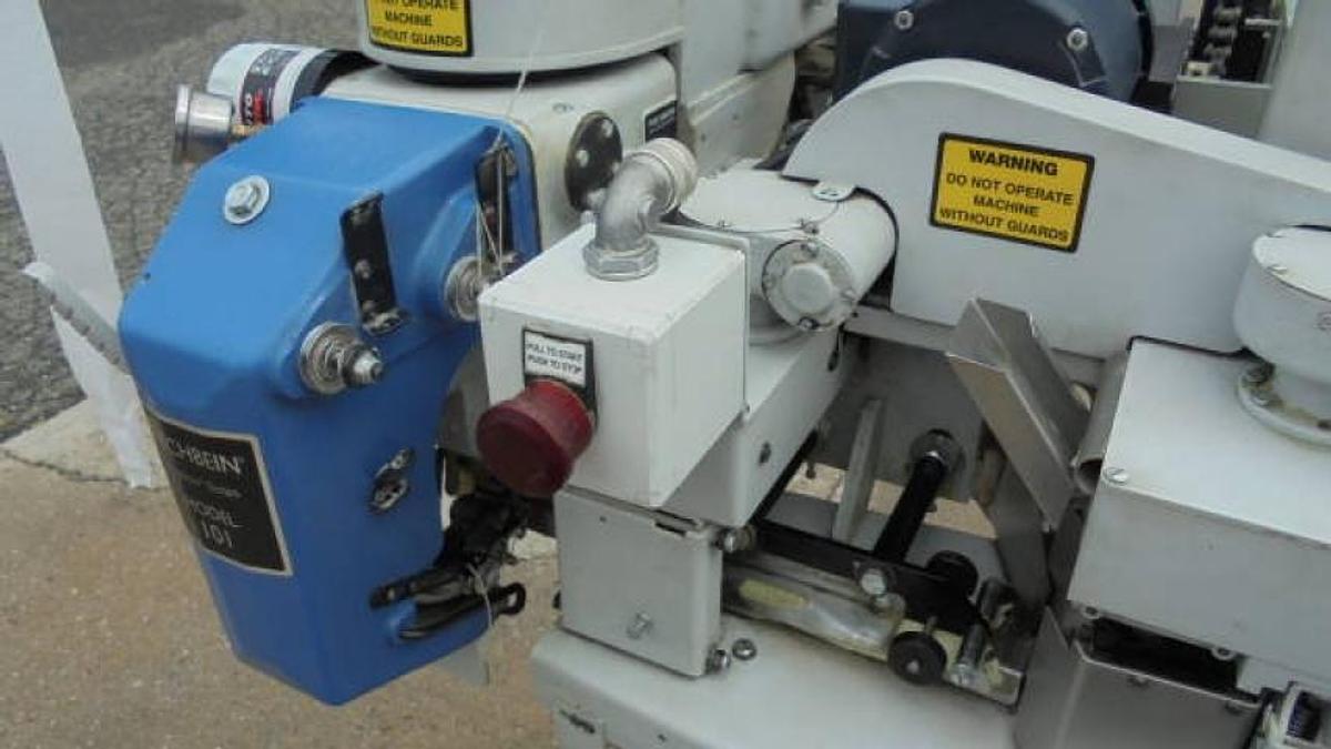 Used Fischbein 400T Bag Sewing System With Empress 1010 Sewing Head