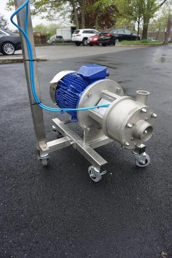 Used Silverson 450-UHS Stainless Ultra Hygienic Inline High Shear Mixer