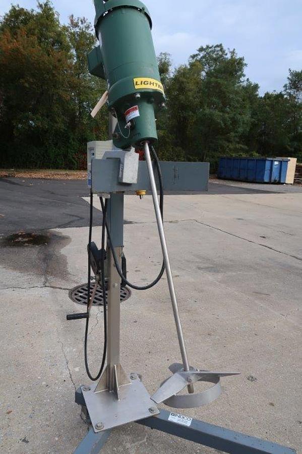 Used Lightnin Variable Speed Clamp-On Mixer, On Portable Stand