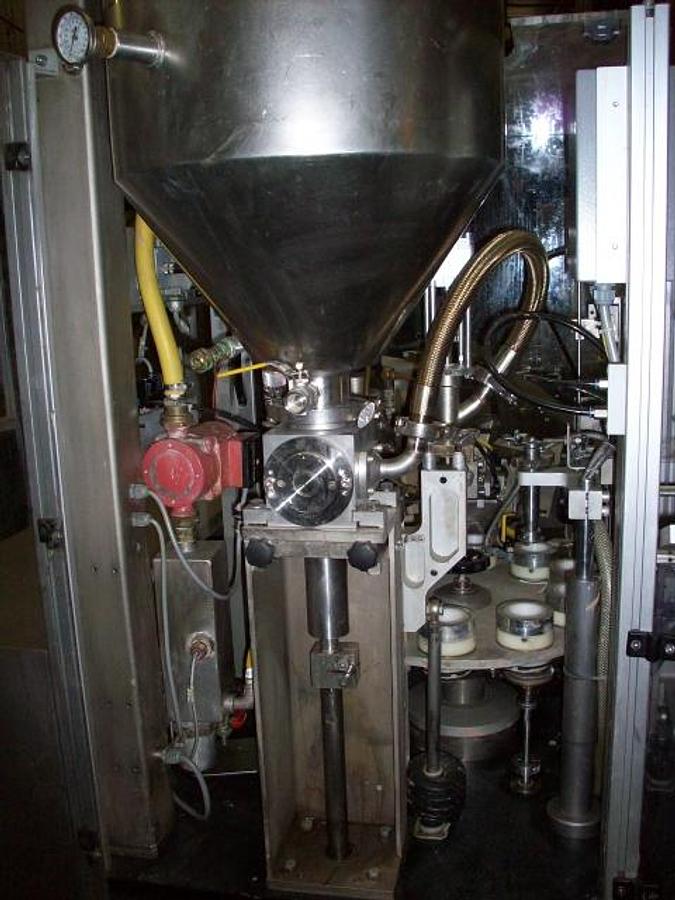 Used IWKA TFS-10 Hot Air Tube Filler/Sealer
