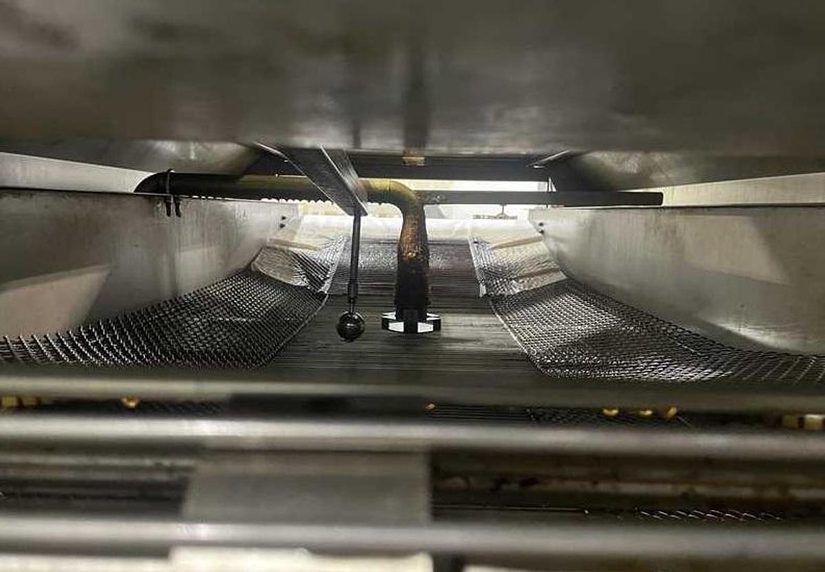 Used Heat and Control Frying Line, with Tunnel and Seasoner