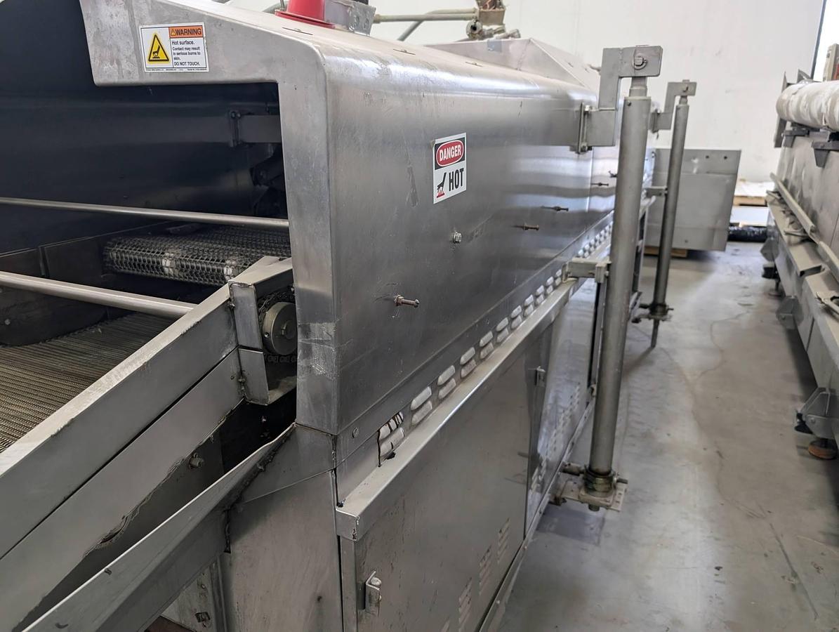 Used Mastermatic 12-34 Stainless Steel Continuous Gas Fryer
