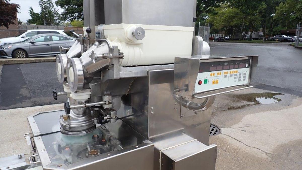 Used Rheon KN300 Cornucopia Encrusting Machine