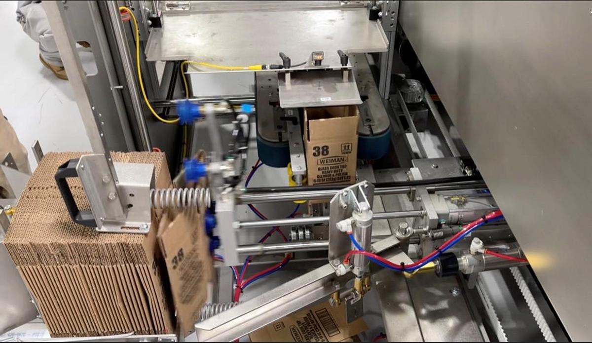 Used Combi Packaging Systems Case Erector and Sealer