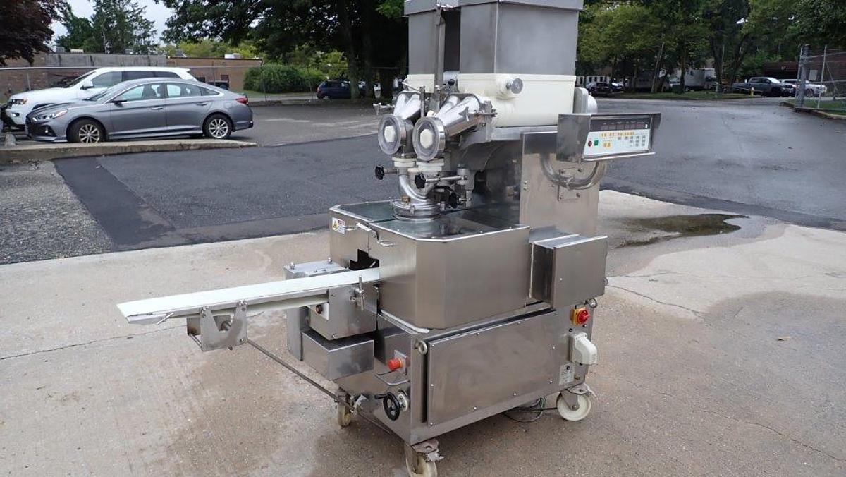 Used Rheon KN300 Cornucopia Encrusting Machine