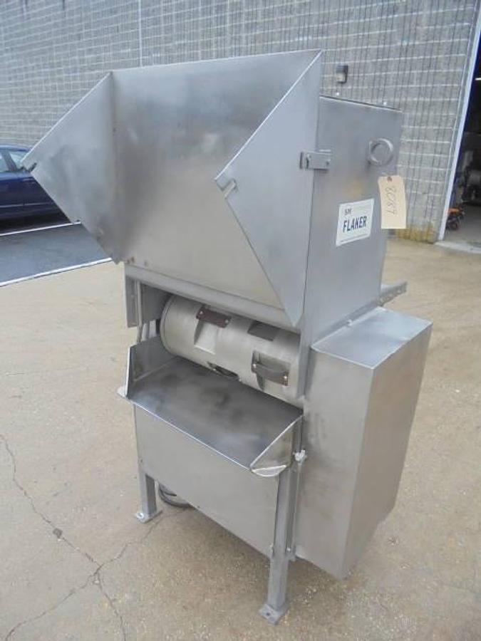 Used Genmac 3100 S/M Frozen Meat Flaker/Slicer, 10 HP