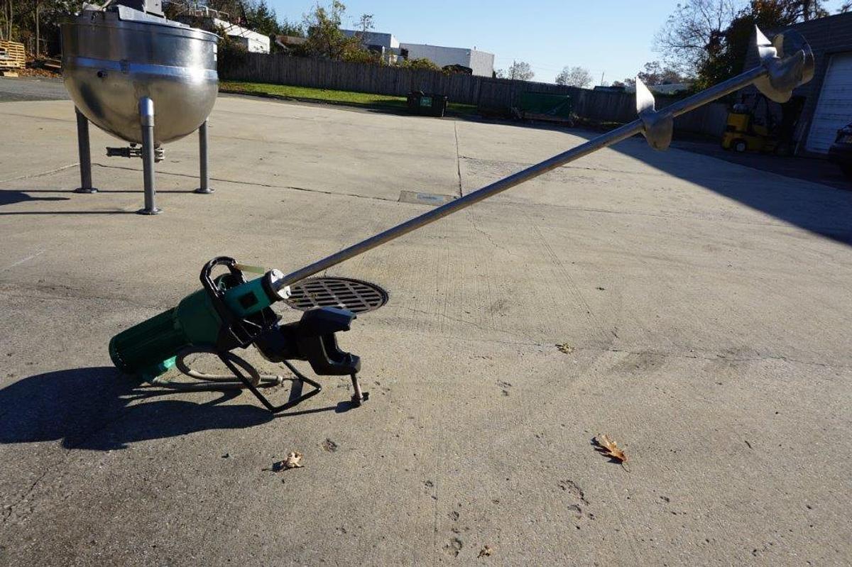 Used Lightnin “Vektor” 5  HP Clamp-On Portable Mixer, 72 In. Long Shaft