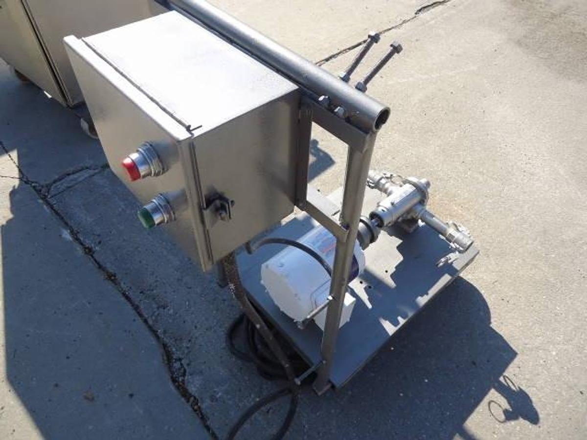 Used Teel 1.25 inch x 1.25 inch rotary pump, .75HP motor