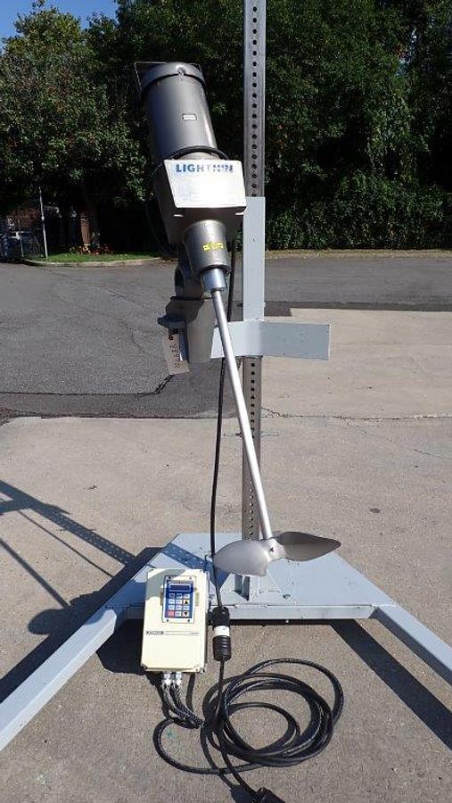 Used Lightnin 2 HP Portable Clamp on Mixer, Variable Speed