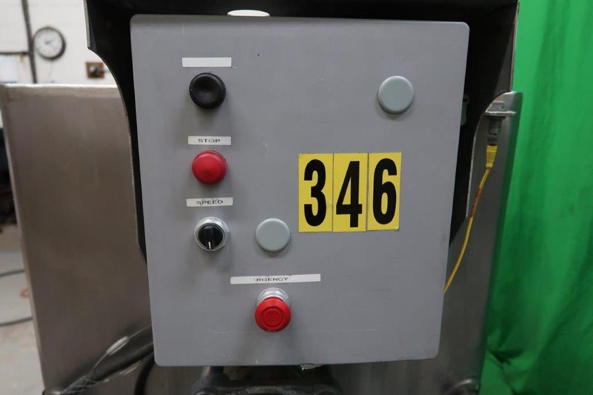 Used 20 Cu. Ft. Will-Flow Stainless Horizontal Paddle Blender with Scrapers, 135 PSI Jacket