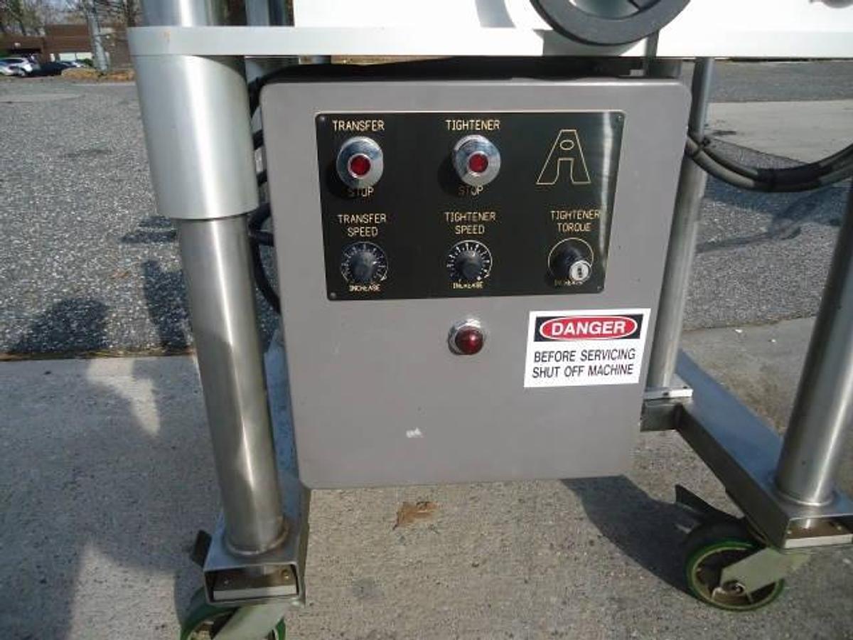 Used Innovative Automation Four Spindle Cap Tightener/Retorquer/Gap Transporter, Explosion Proof