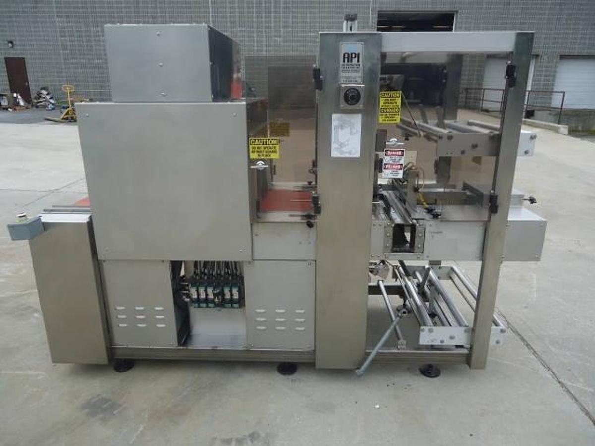 Used Api Duratech 2000 Stainless Steel Shrink Film Bundler, 100 Per Minute