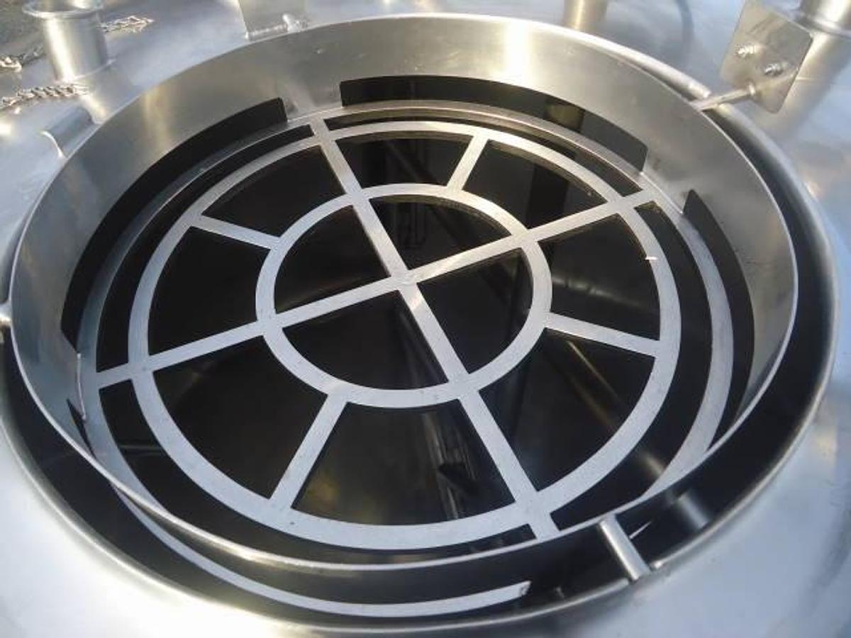 Used 400 Gallon Mueller Stainless Scraper Agitated Cone Bottom Vessels, 80 Psi Jacket (2)