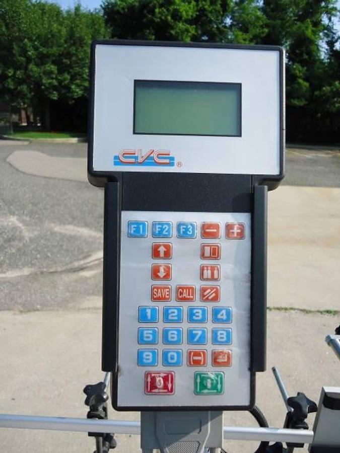 Used Cvc-300 Ii Stainless Steel Presssure Sensitive Spot-Wrap Around Labeler