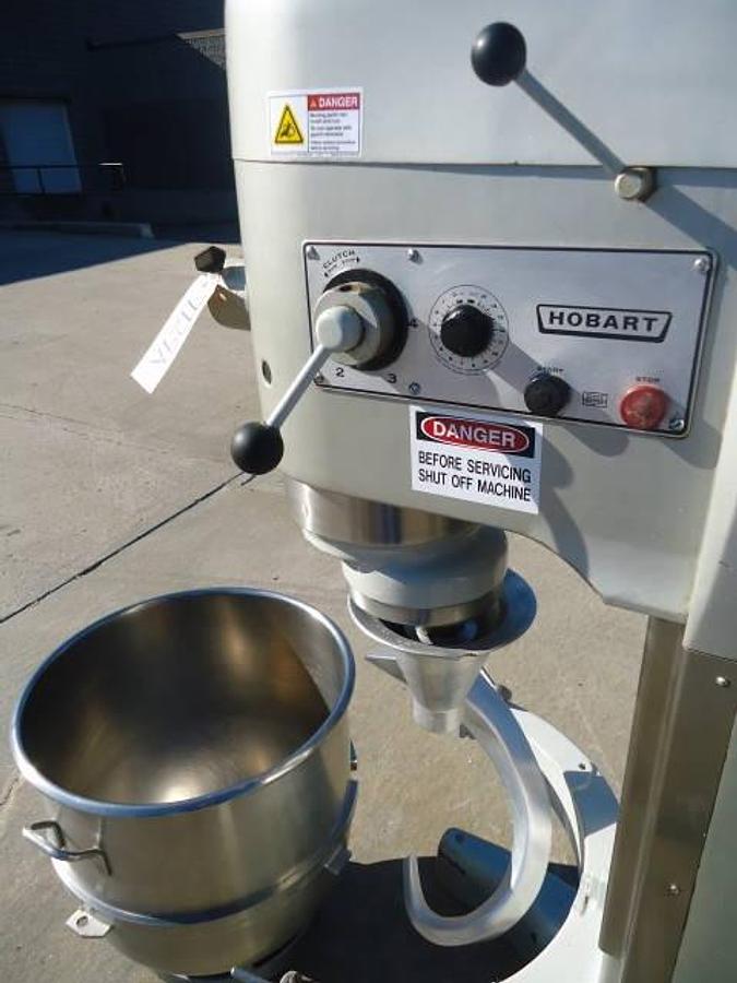 Used Hobart V1401 Bowl Mixer With Dolly