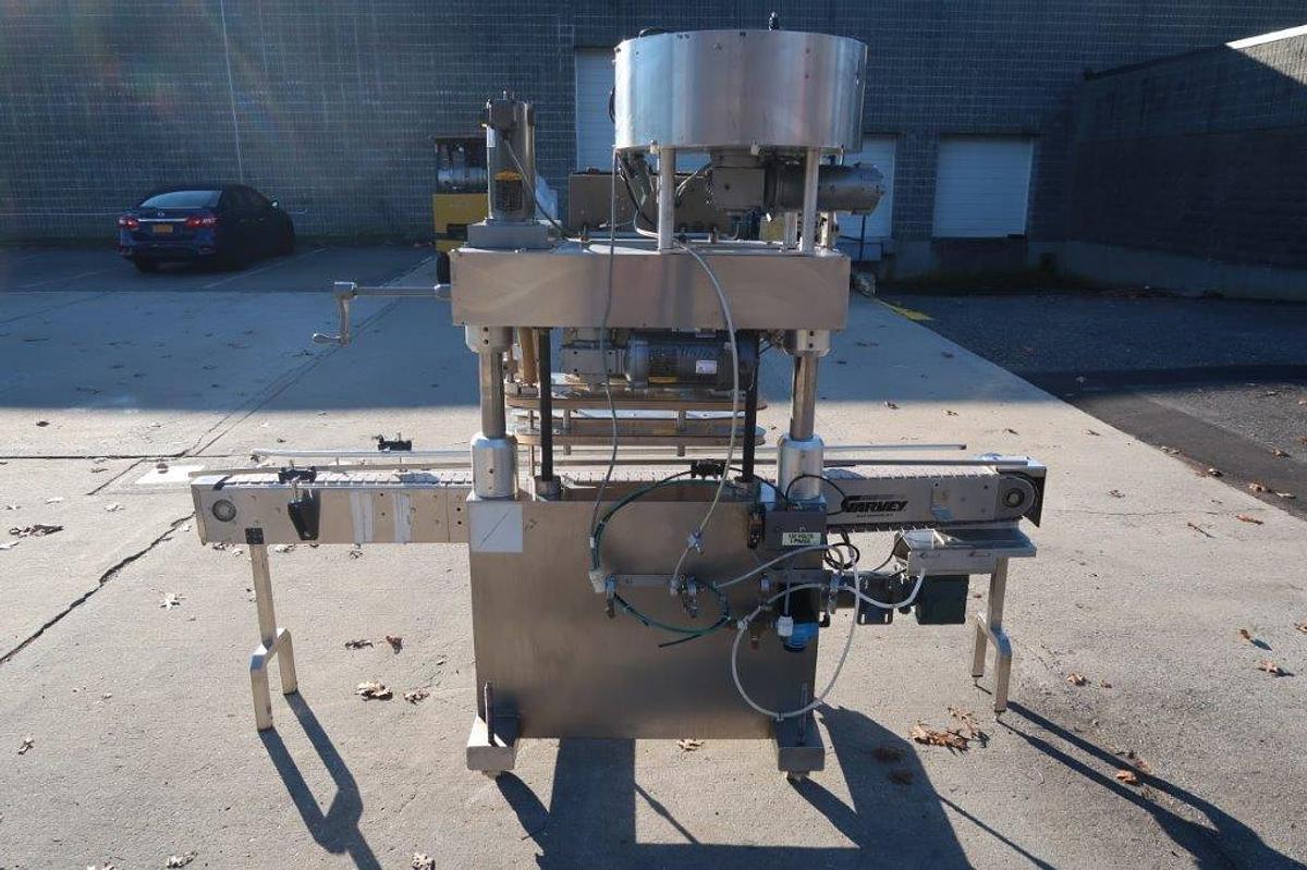 Used Kaps-All A-2 Six Spindle Capping Machine, 150 Per Minute