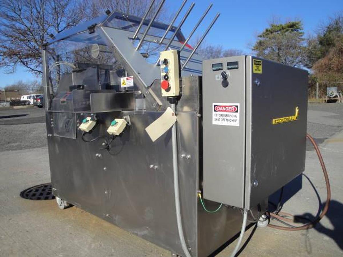 Used Econoseal E-2000 Cartoner With Hot Melt, Stainless