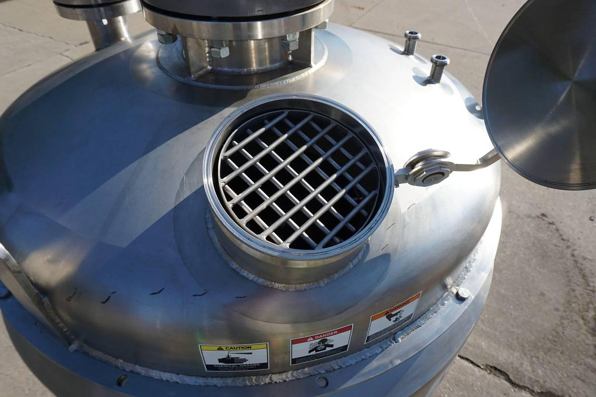 Used A & B Process Systems 160 Gallon Stainless Jacketed Pressurized Kettle/Reactor, 150 PSI