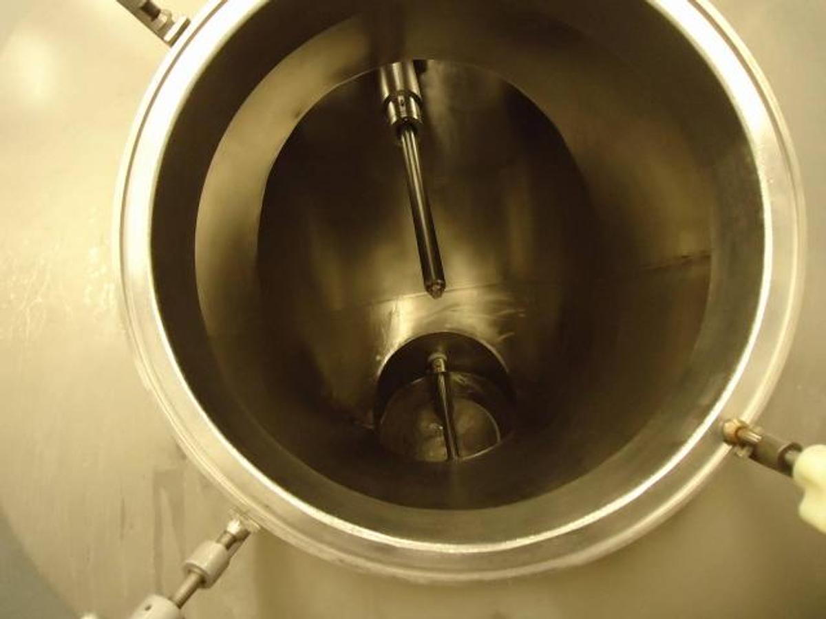 Used 60 Cu.Ft. Gemco Stainless Twin Shell “V”” Blender, With Bar, Pharmaceutical