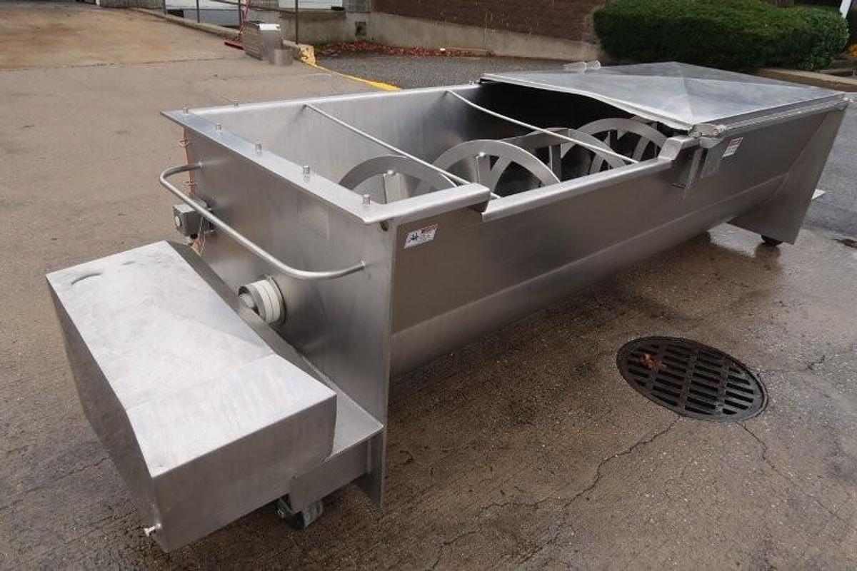Used Blentech 64 Cu Ft Stainless Steel Ribbon Blender, Portable