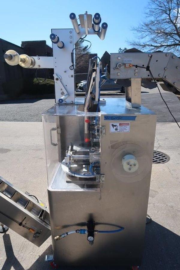 Used Tea Bagging System for Pyramid and Flat Tea Bags, 3,000 Bags/Hour
