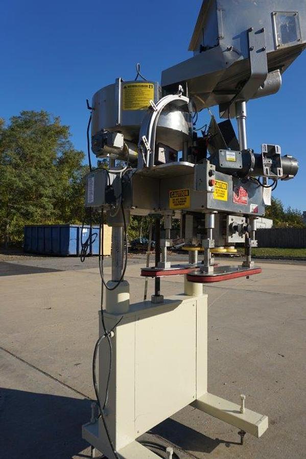 Used Kaps All “E” Screw Capper/Retorquer, 80 Per Minute