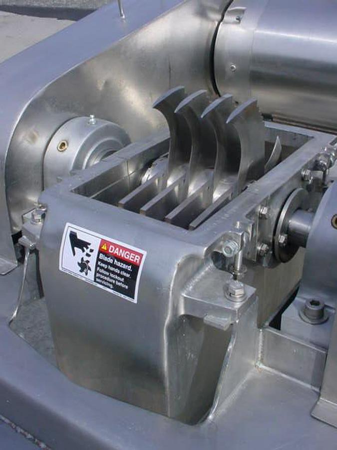 Used Fitzpatrick Daso6 Stainless Steel Comminutor, Wash Down Motor
