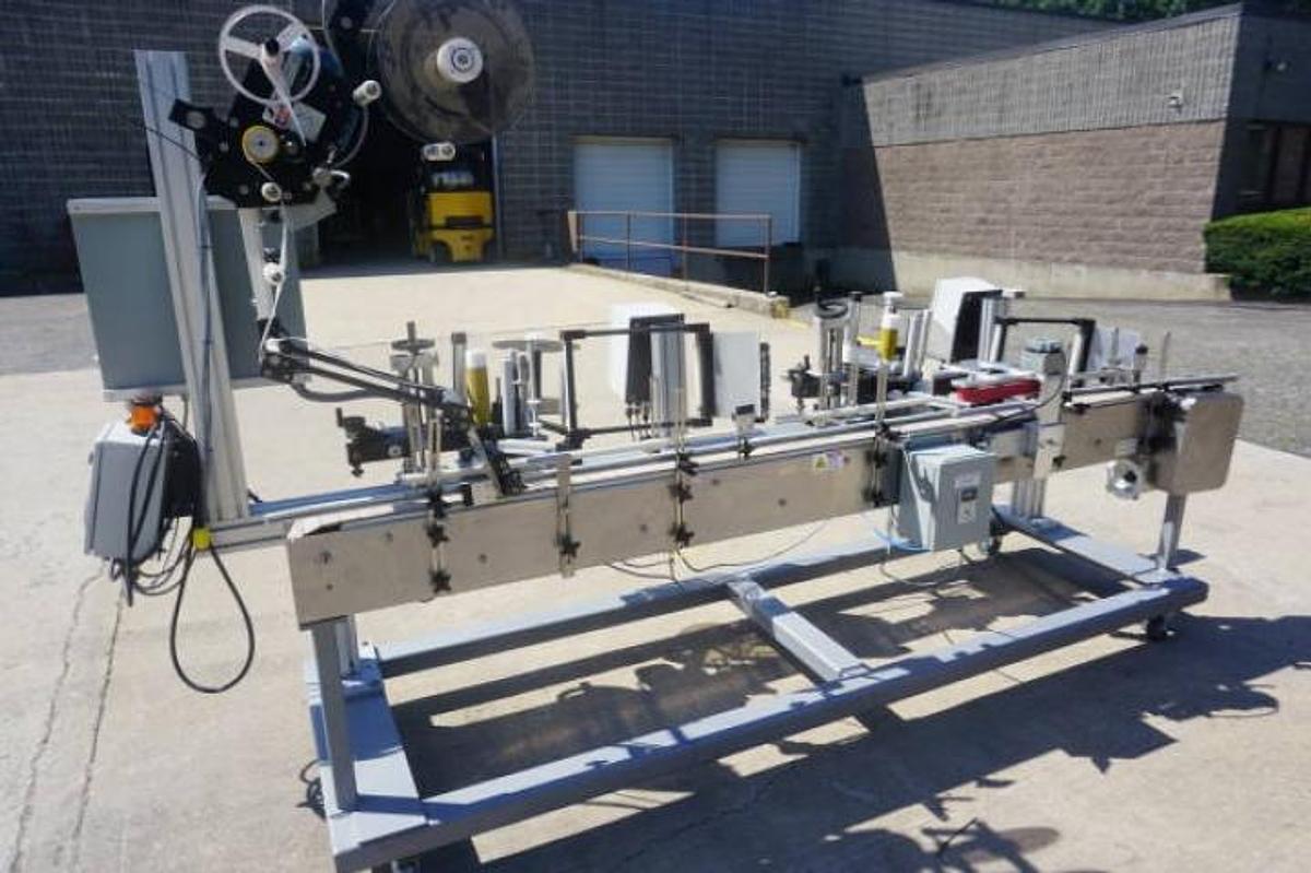 Used Labeling Technologies Three Sided Automatic Pressure Sensitive Labeler