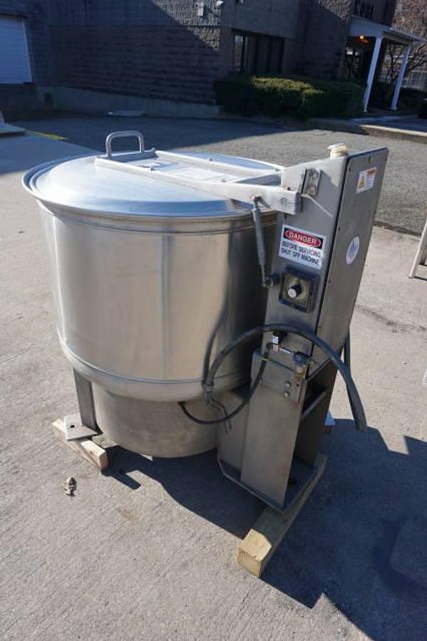 Used Bock FP-90 Food Processing Basket Centrifuge, 5 HP