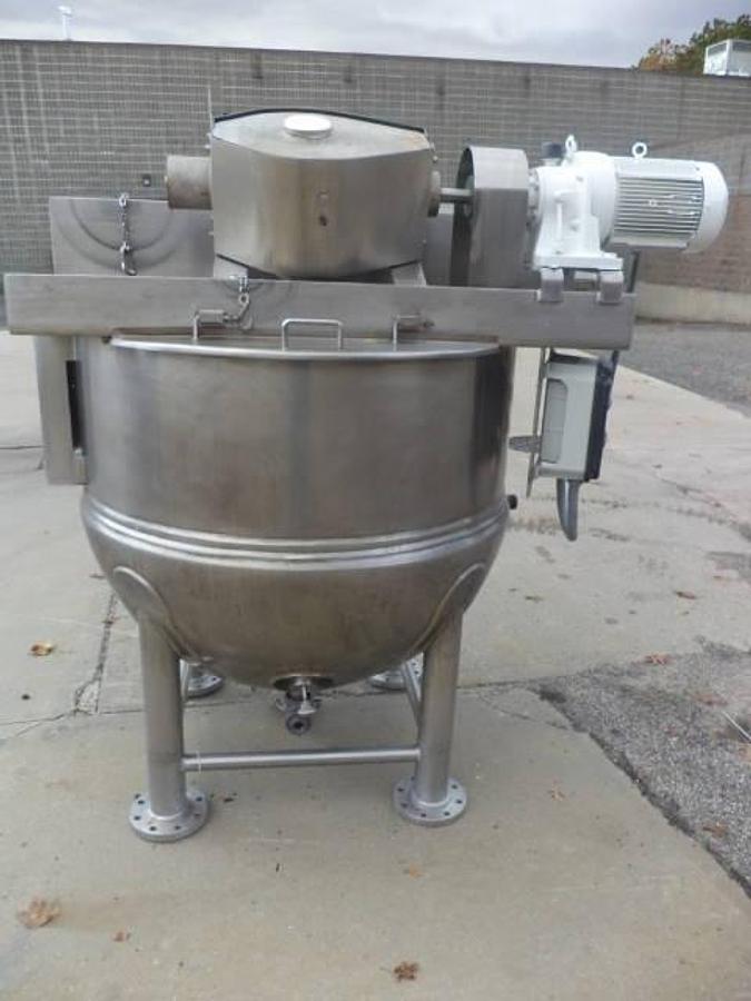 Used 200 Gallon Lee Double Motion “INA” Mix Kettle, 316 Stainless Steel