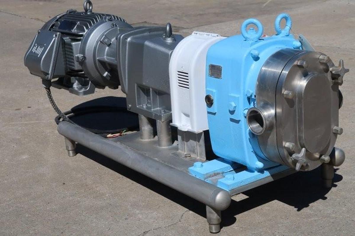 Used Fristam FKL75 Stainless Positive Displacement Pump, 15 HP