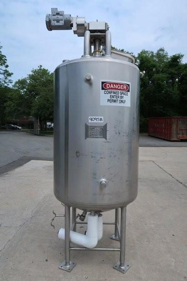 Used Feldmeier 200 Gallon Stainless Steel Jacketed Mix Tank
