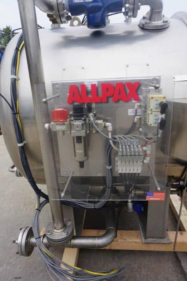 Used Allpax 3801 Horizontal Retort/Autoclave