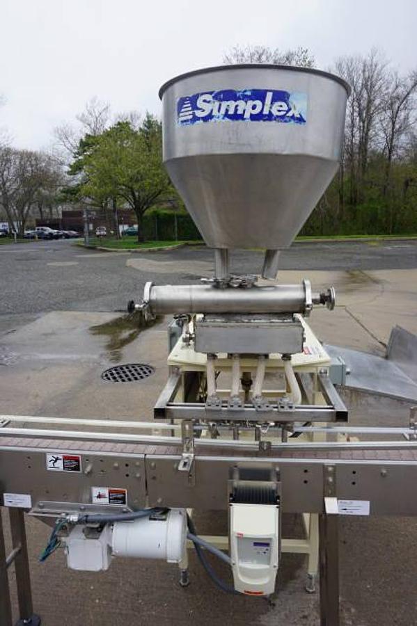 Used Simplex Four Head Piston Filling Machine