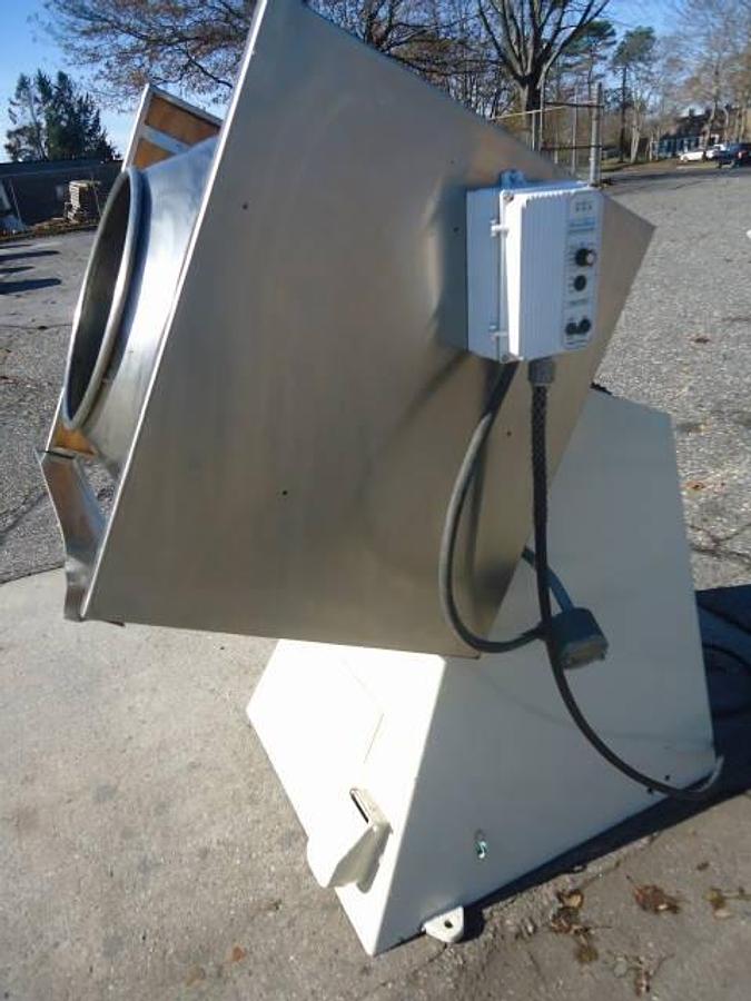 Used 24 In. Stokes Stainless Steel Coating Pan, Explosion Proof