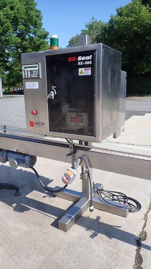 Used Axon EZ-300 Sleever/Bander, Stainless