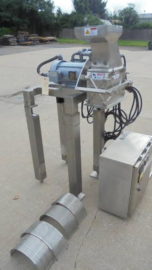 Used Fitzpatrick D6A Comminutor, 316SS, xp motor