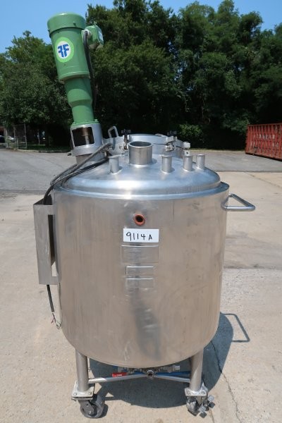 Used Lee 500 Liter Stainless Steel Vacuum Reactor