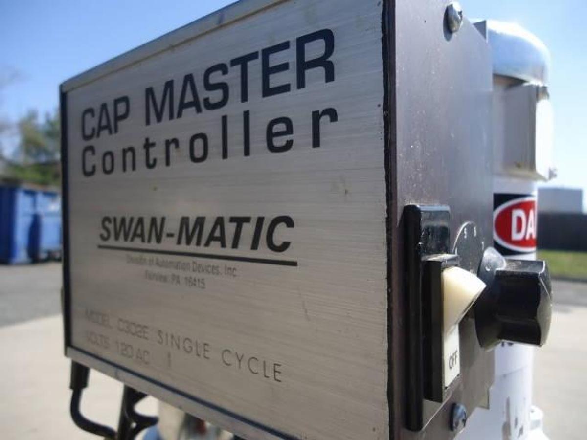 Used Swanmatic C-300 Tabletop Capper With Capmaster Control Feature