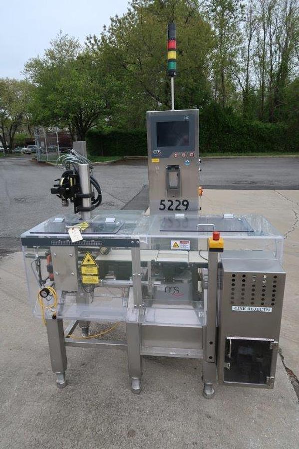 Used OCS Model HC Stainless Inline Checkweigher