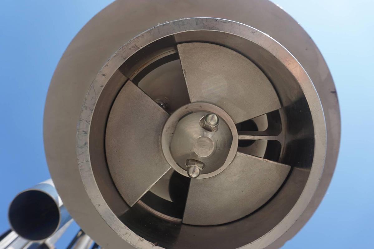 Used Arde Barinco 10 HP High Shear Homogenizing Mixer, Washdown Motor