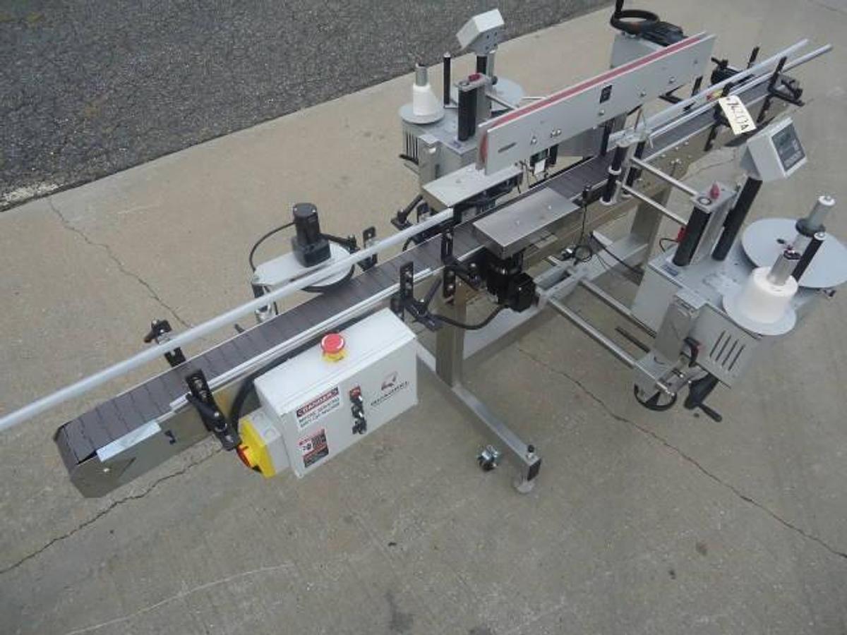 Used Quadrel “Moduline”” Front & Back Automatic Labeler, Manufactured In 2012