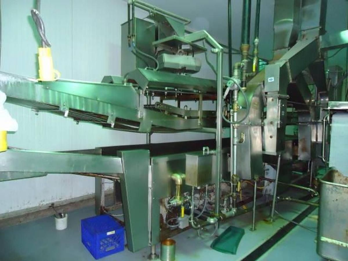 Used Heat & Control 28 In. Wide X 24 Ft. Long Stainless Continuous Gas Fry Line With Batter/Breading Equipment