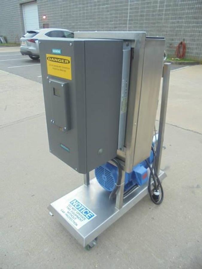 Used IKA DR3-6/A Stainless Steel Inline High Shear Disperser, 7.5 HP, Portable