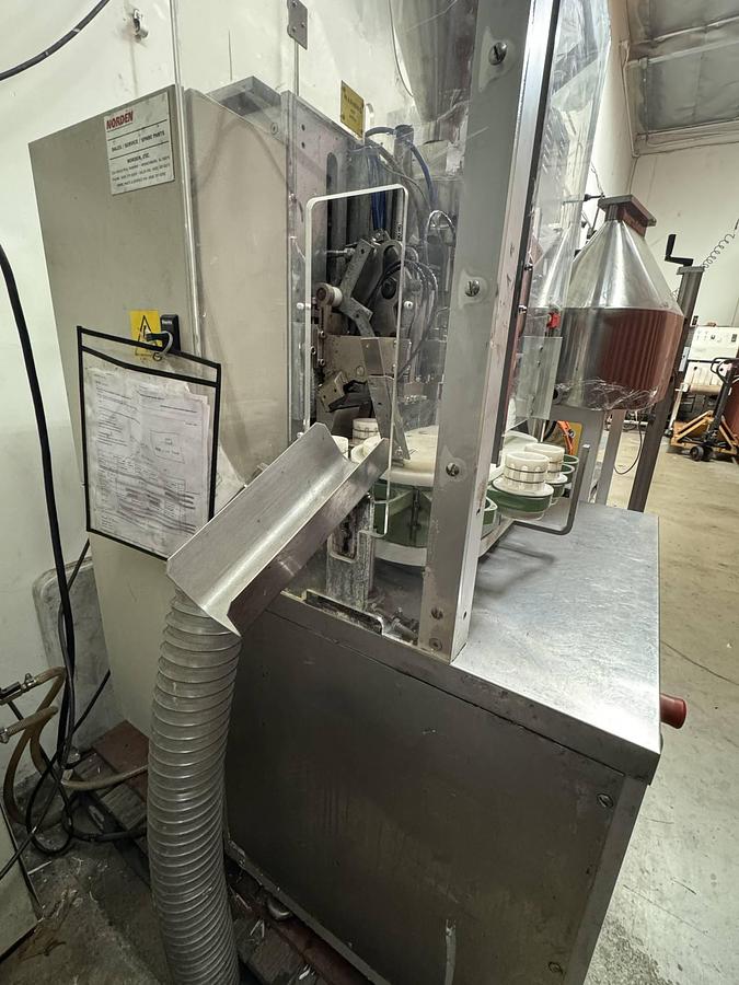 Used Nordenmatic NM250-HA Hot Air Tube Filling and Sealing Machine