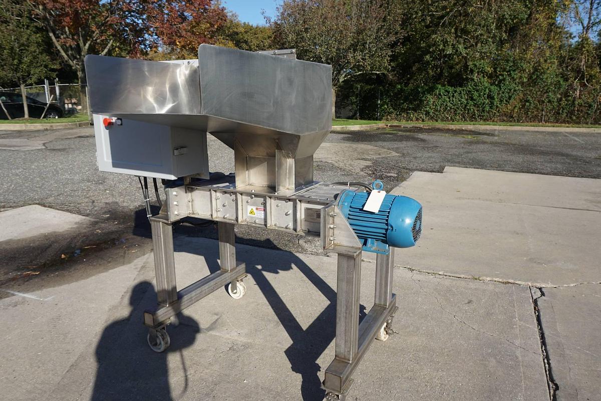 Used Atlantic Coast Crushers Two Roll Mustard Seed Crusher, Stainless